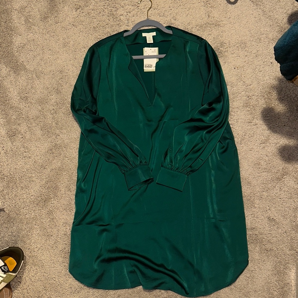 HM Emerald Green Dress NWT